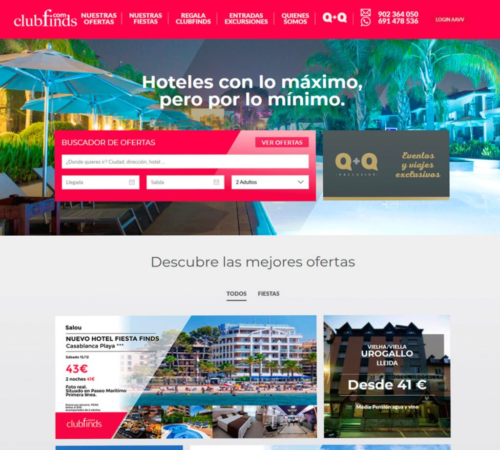 Clubfinds.com website